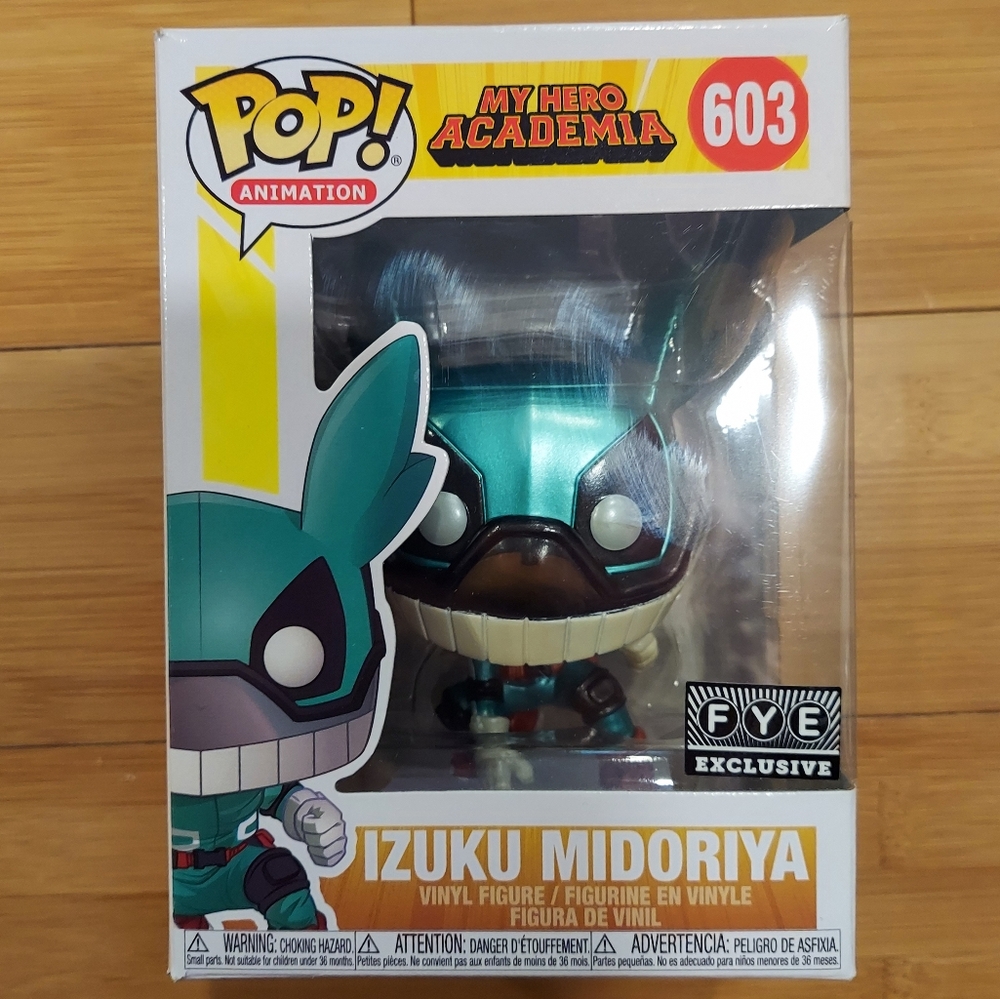 Funko Pop! Izuku Midoriya Metallic Teal & Black FYE Exclusive My Hero Academia